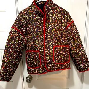 Floral Quilted Bomber